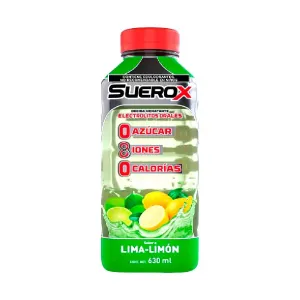 Suerox  8IONES Lima-Limón Electrólitos Orales 630ML